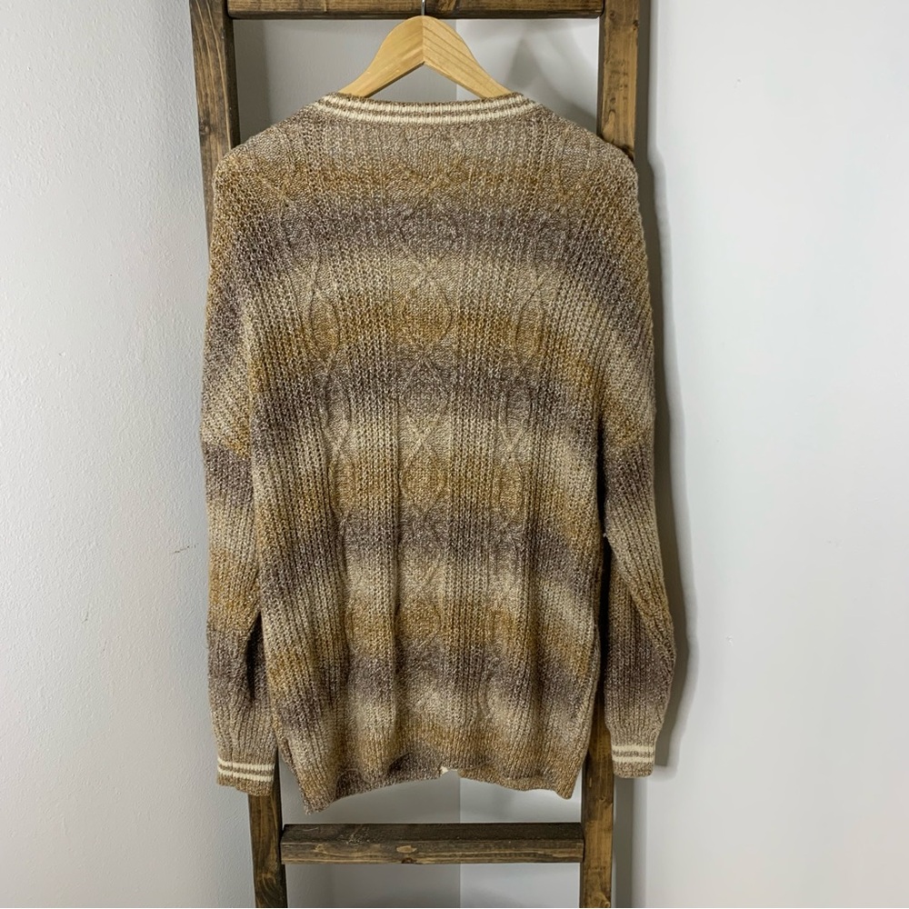 BP. Gradient Brown Cardigan Sweater Size XL - Picture 6 of 6